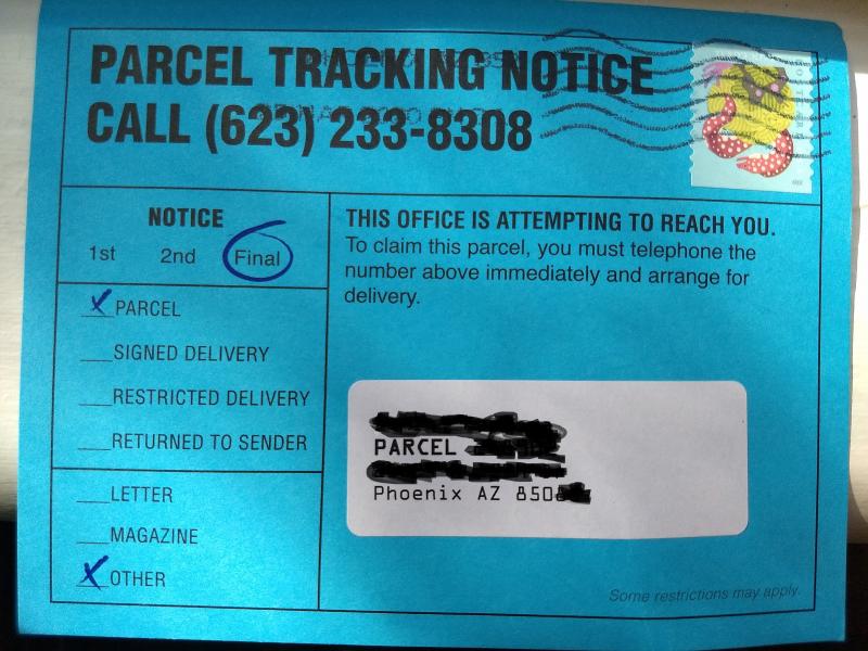 parcel tracking